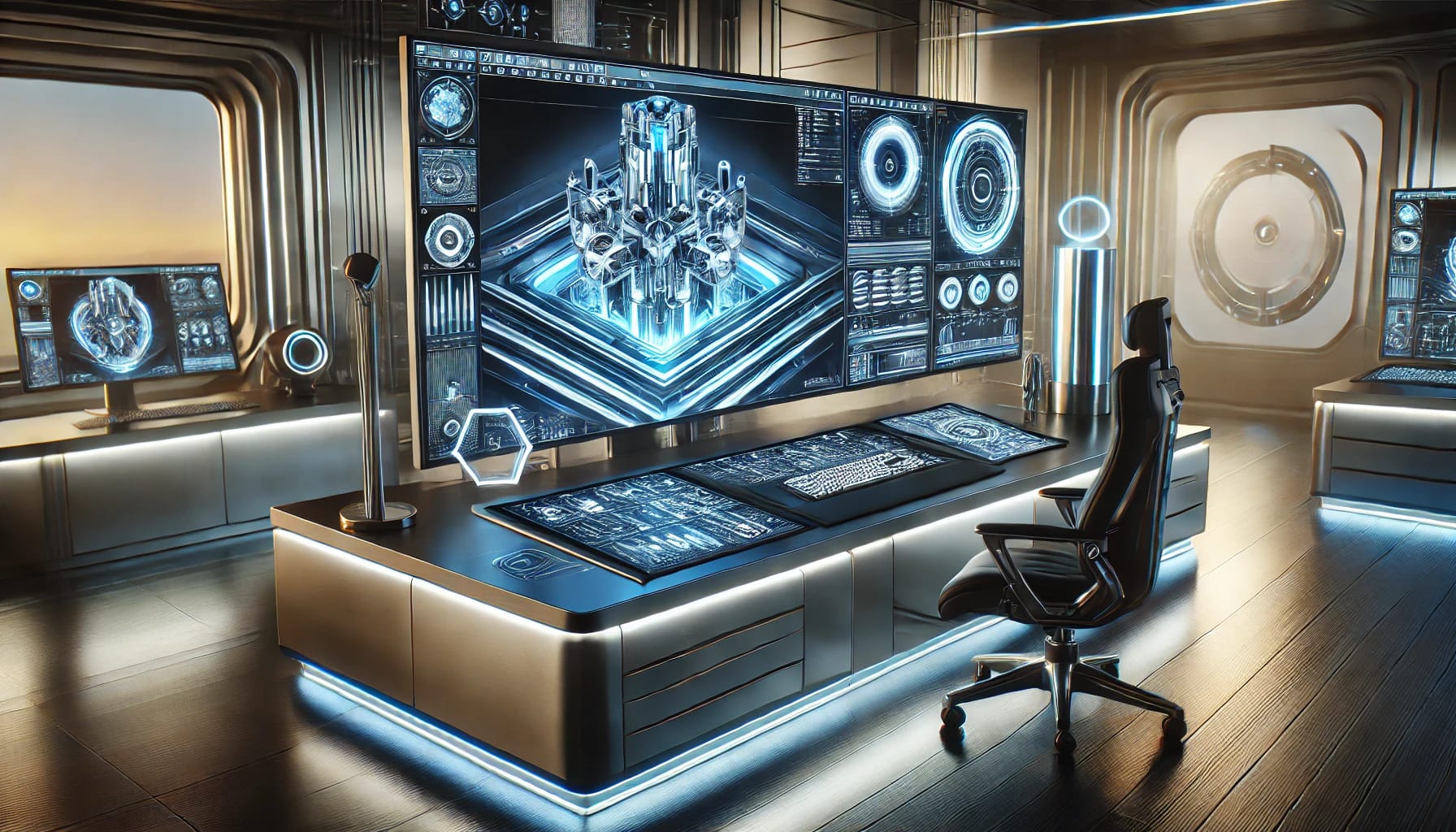 Nik Engineering futuristic workroom Nik Engineering futuristic workroom