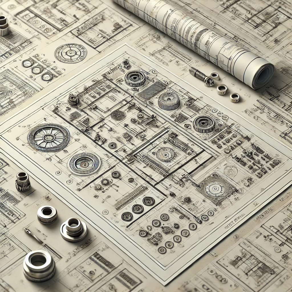 crtež urađen pomoću uslužno crtanje u autocad